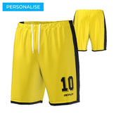 STRIDE SHORTS 4 - YELLOW